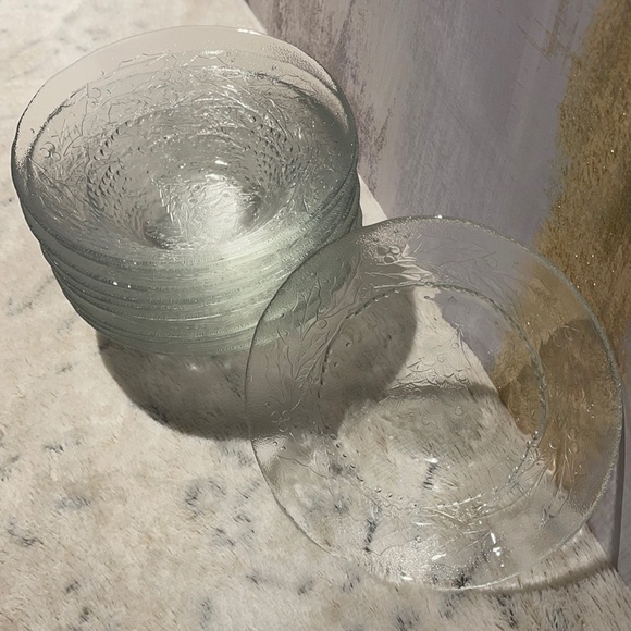 Christmas Salad/Soup Bowls Arcoroc Holly Tree. Set of 10 🎄 - Picture 2 of 11